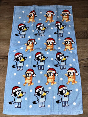 Bluey and Bingo Christmas Print Hand Towel Set Towels Set of 2